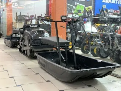 Мотобуксировщик Тофалар 500 с модулем Тягач - Толкач стандарт. 15 л.с.. катковая