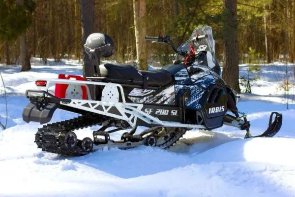 Снегоход IRBIS (Ирбис) SF 200 SL Super Long чёрный/синий с ПСМ | Мототека