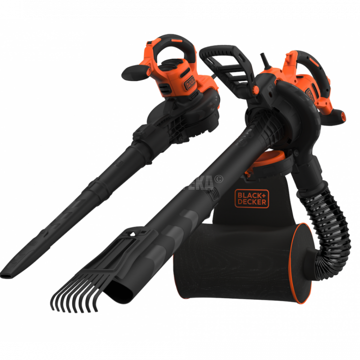 Воздуходув/пылесос садовый электрический BLACK+DECKER (Блек + Декер) BEBLV301, 3000 Вт