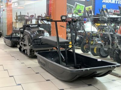 Мотобуксировщик Тофалар 500 с модулем Тягач - Толкач стандарт. 15 л.с.. с реверсом. катковая